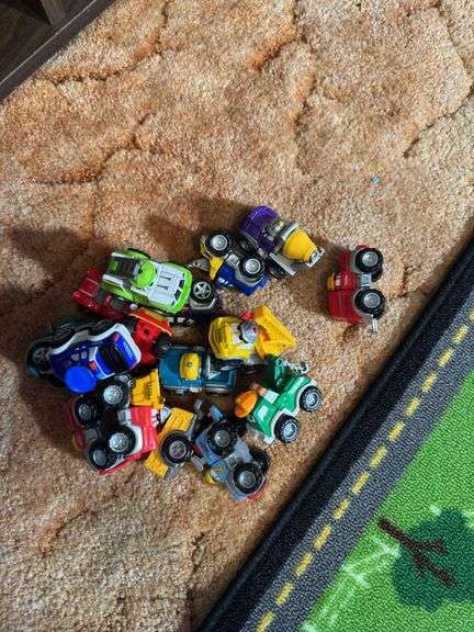 TOY CARS AND ROAD CARPET