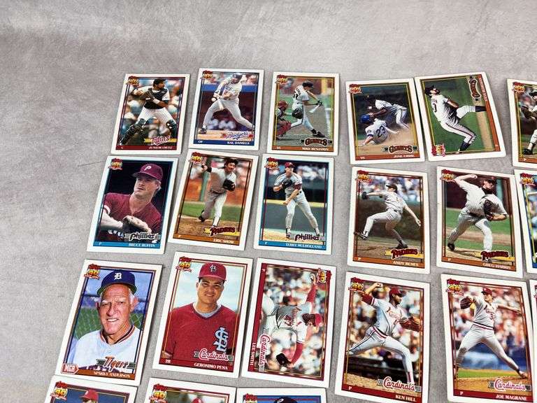 1991 Topps 40 Years of Baseball, Baseball Cards