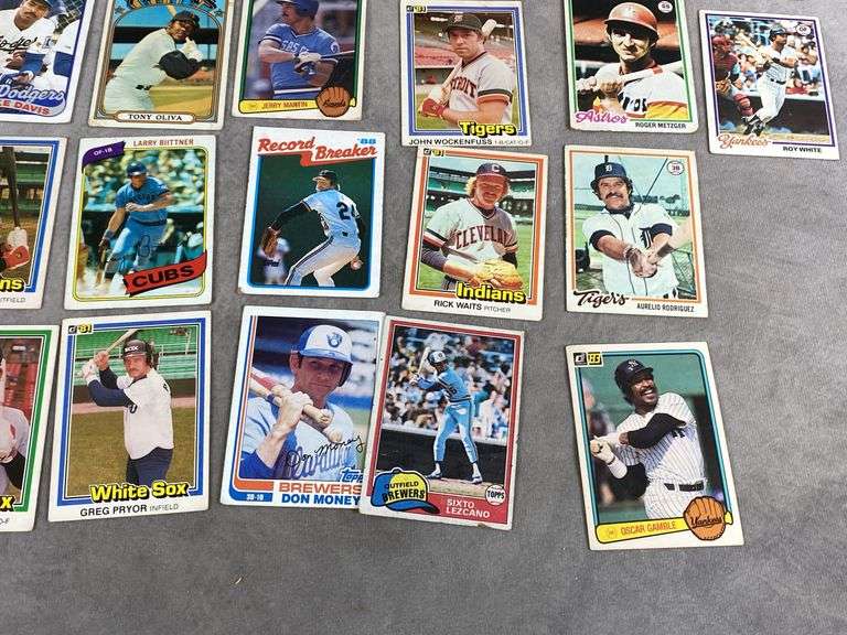 Baseball Cards, Mostly Early 80s