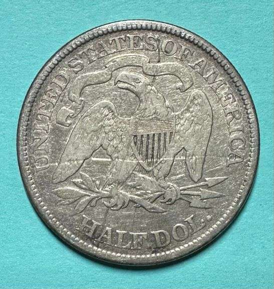 1875 Seated Liberty Silver Half Dollar