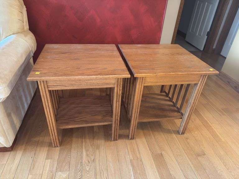 Oak End Tables