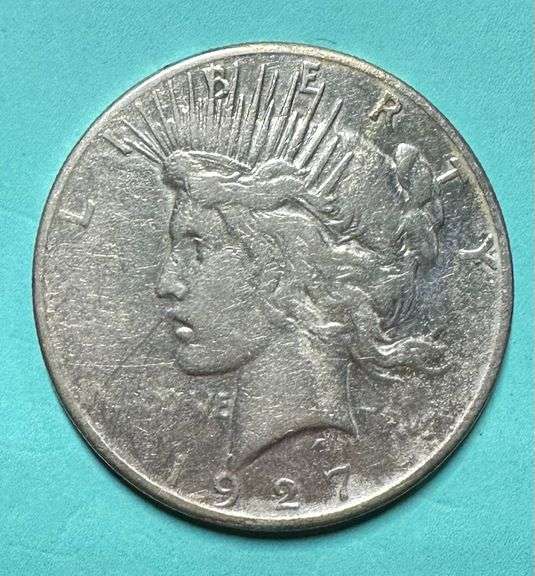 1927-S Peace Silver Dollar