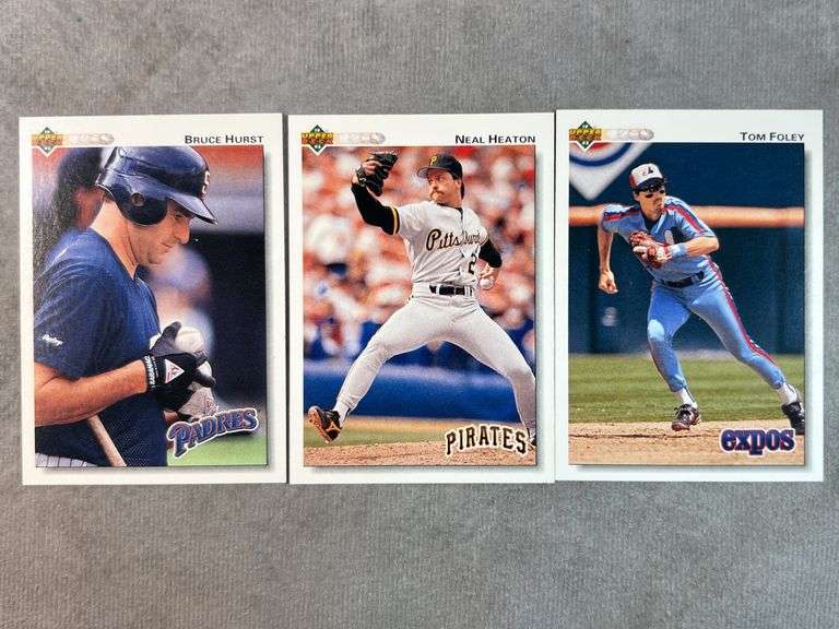 1992 Upper Deck Assorted Baseball Cards