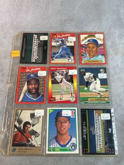 9 Baseball Cards