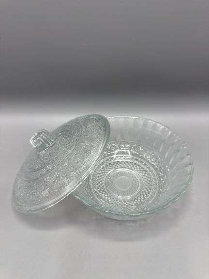 GLASSWARE CANDY JARS