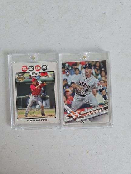 Alex Bregman & Joey Votto Rookie cards
