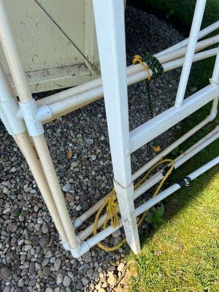 Homemade PVC Trellis