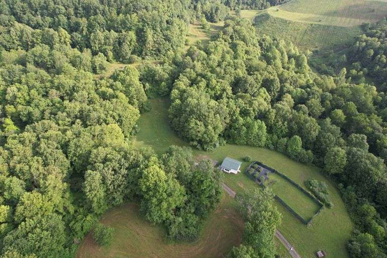 41.97 +/- acres surface with 79.85 +/- acres oil and gas rights, modern farmhouse