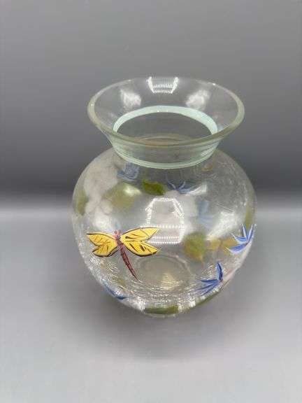 GLASSWARE FRUIT BOWL, PITCHER SND VASE