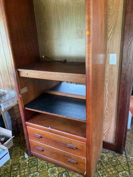 Wooden Entertainment Center
