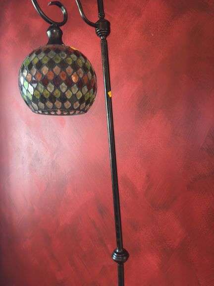 Decorative Brushed Mosaic Pattern Floor Lamp