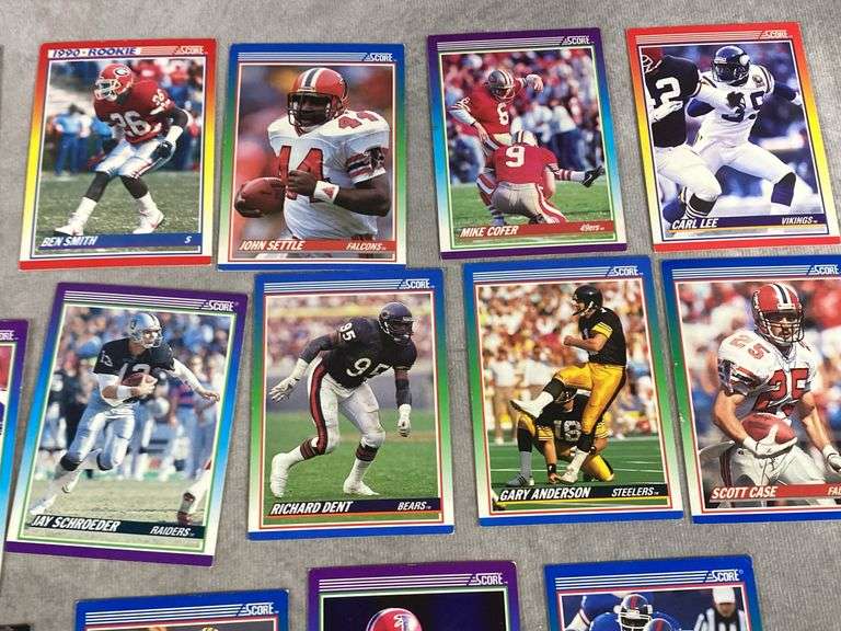 SCORE Football Cards