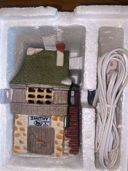 Heritage Village Collection Christmas Smithy Beam & Son & T. Wells Fruit & Spice