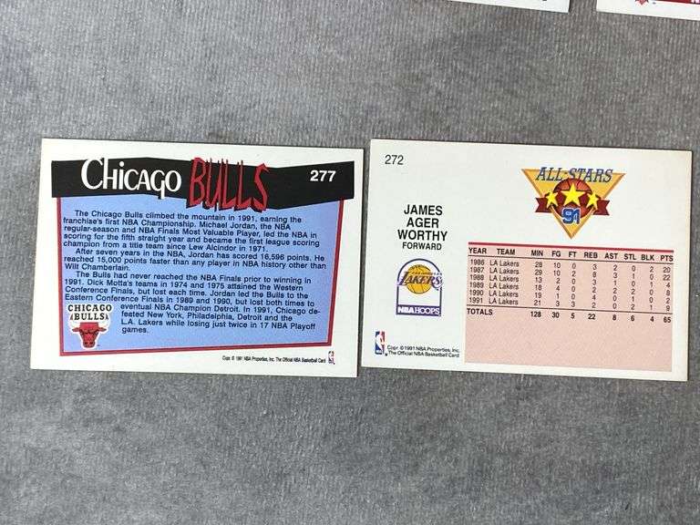 1991 NBA Properties & 1992 Front Row Basketball Cards