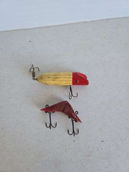 Vintage wooden lures
