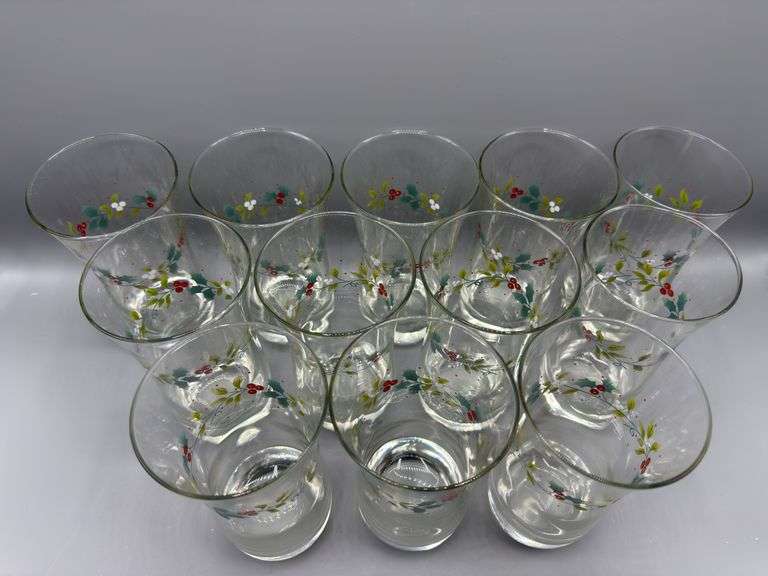 PFALTZGRAFF WINEBERRY DRINKING GLASSES (SET OF 12)