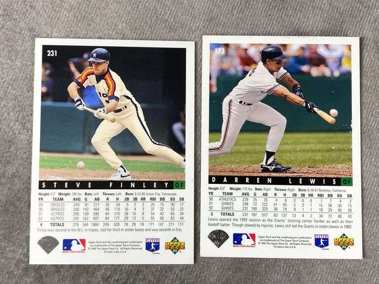 1992 Upper Deck Baseball Cards