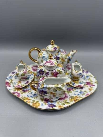 MINIATURE CHINA TEA SETS