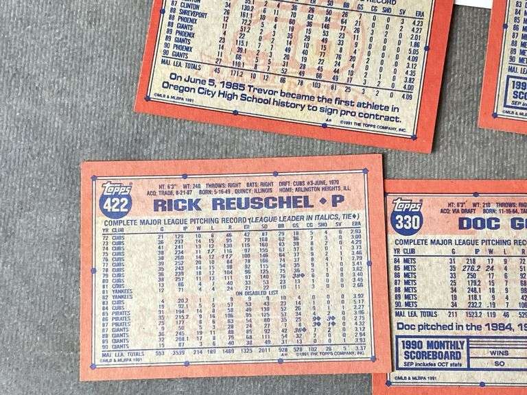 Topps 40 Years of Baseball, Baseball Cards
