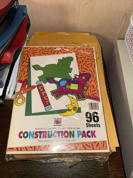 OFFICE SUPPLIES: BINDERS, MANILA FOLDERS, LOOSE LEAF PAPER
