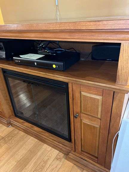 Electric Fireplace Entertainment Center