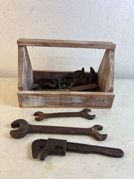 Vintage Tools w/Wooden Crates