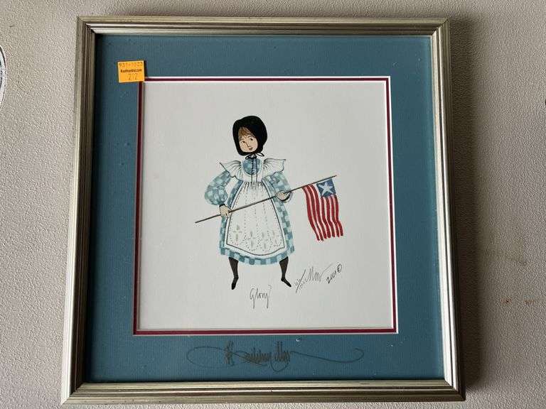 2001 P. Buckley Moss Glory 62/1000 Signed Lithograph