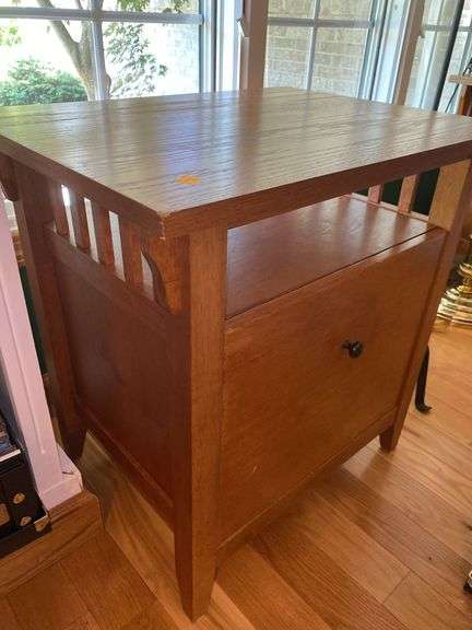 (2) Wooden End Tables