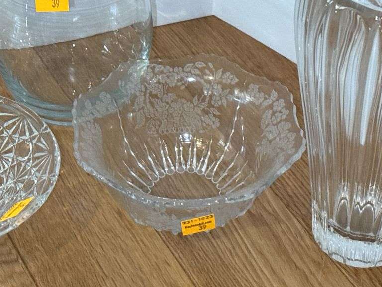 WV 50th Anniversary Dish, Vases & Candy Dishes