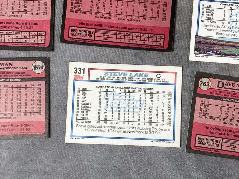 1989 Topps Baseball Cards