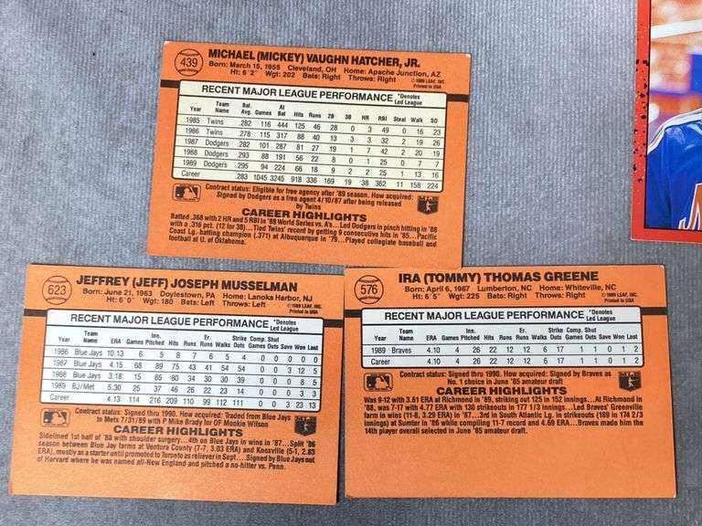 1990 Donruss Baseball Cards