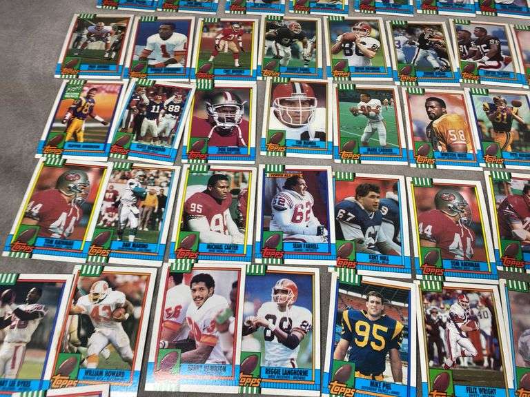 1990 Topps Assorted Football Cards
