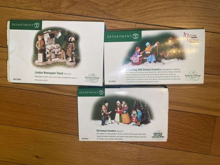 Assortment of Department 56 Christmas Scenes