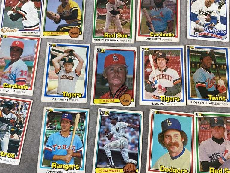 Baseball Cards, Mostly Early 80s