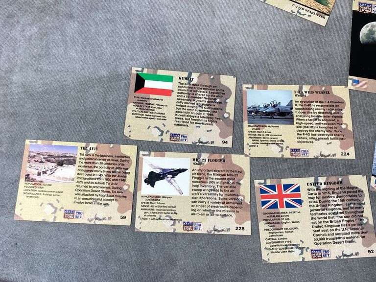 1991 Desert Storm Cards