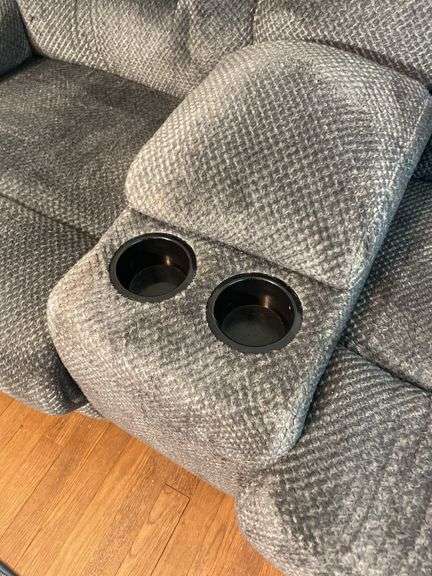 Sectional couch with electric recliners