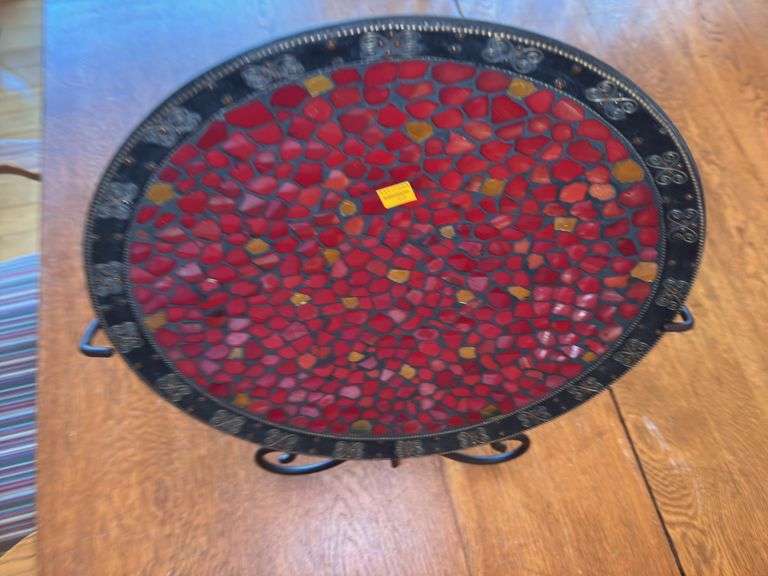 Vintage Handmade Mosaic Plate