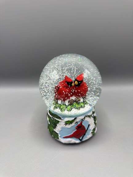 THE DANBURY MINT AND ANDREA BY SADEK CARDINAL FIGURES, BELL, COASTERS AND SNOWGLOBE