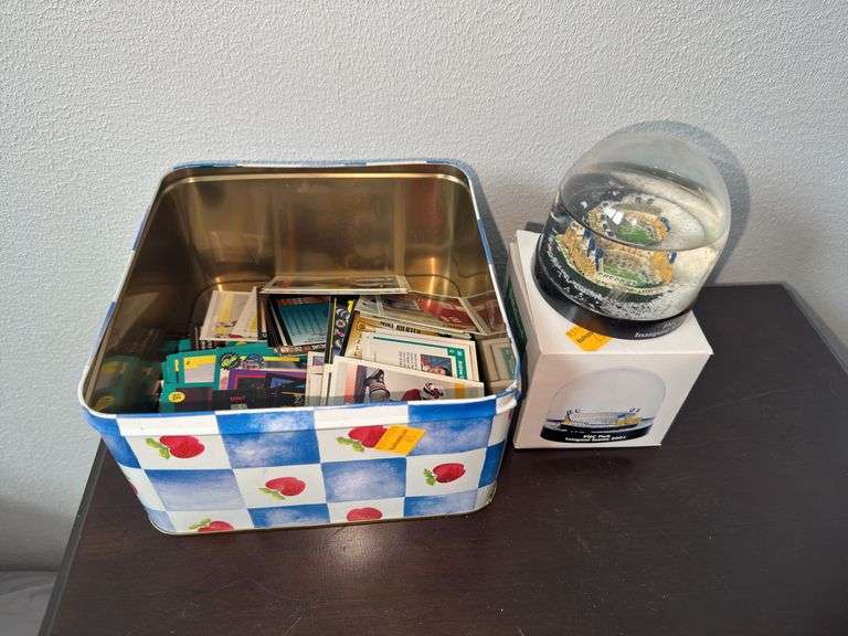 Hockey Cards and Pittsburgh Pirates Snow Globe