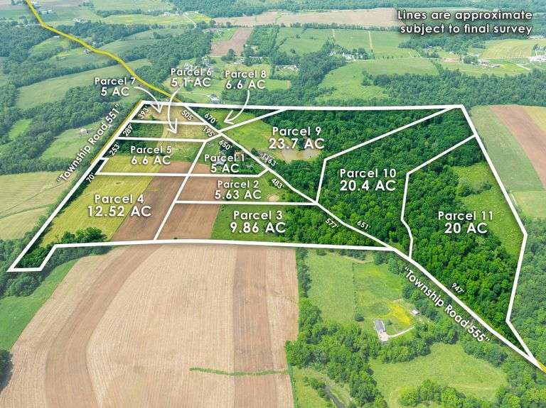 20 mostly wooded acres