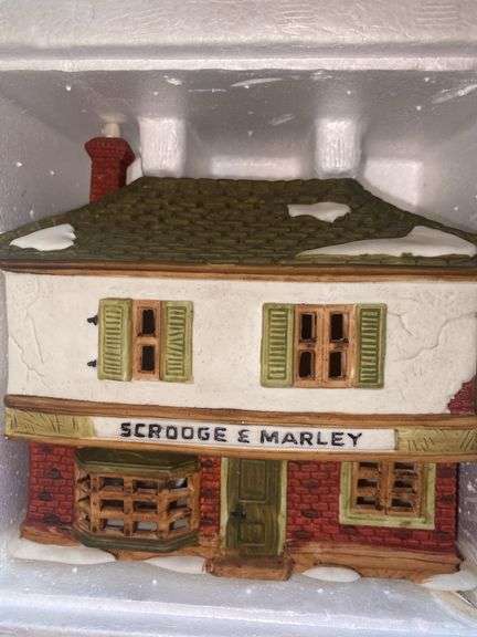 Heritage Village Collection “A Christmas Carol” and “Blenham Street Bank)