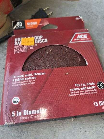Bauer Palm Sander, Sanding Discs, Craftsman Plate Joiner