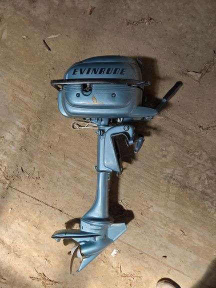Vintage Evinrude Lightwin outboard motor