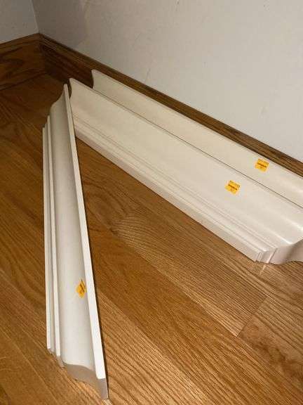 (3) White Floating Shelves
