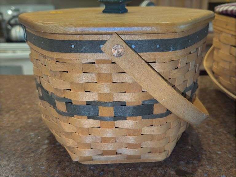 Longaberger Christmas Collection 1997 Edition Snowflake Basket