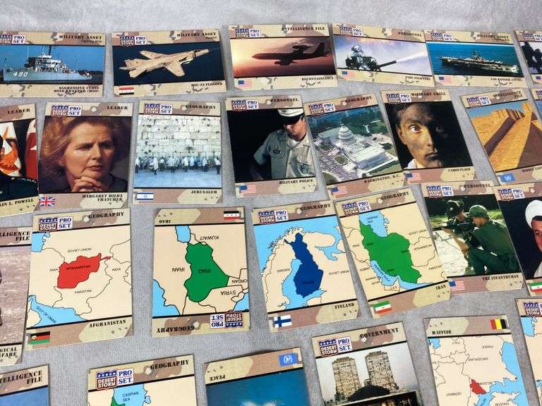 1991 Pro Set Desert Storm Trading Cards