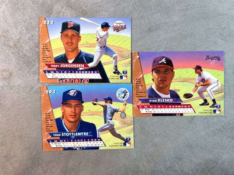 1992 Topps and 1993 Fleer Baseball Cards