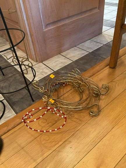 Wire Plant Stand, Candle Holder, Wire Wall Plate Hanger, Wire Decor.