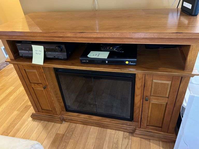Electric Fireplace Entertainment Center