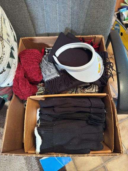 SCARVES, CAPS, STOCKING CAPS, GLOVES